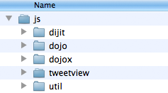 TweetView build file structure